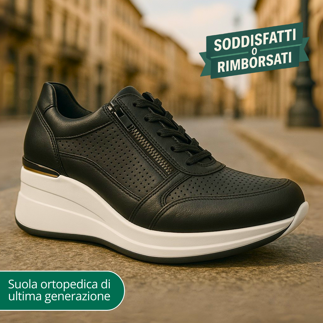 Scarpa ortopedica con suola ammortizzata