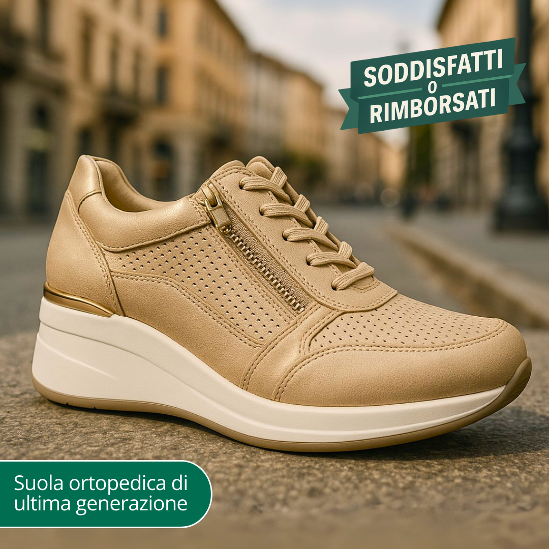 Scarpa ortopedica con suola ammortizzata