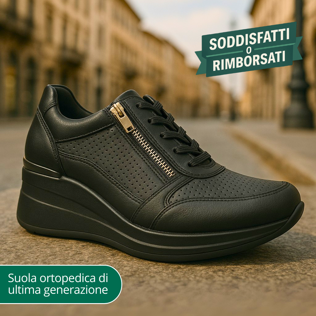 Scarpa ortopedica con suola ammortizzata