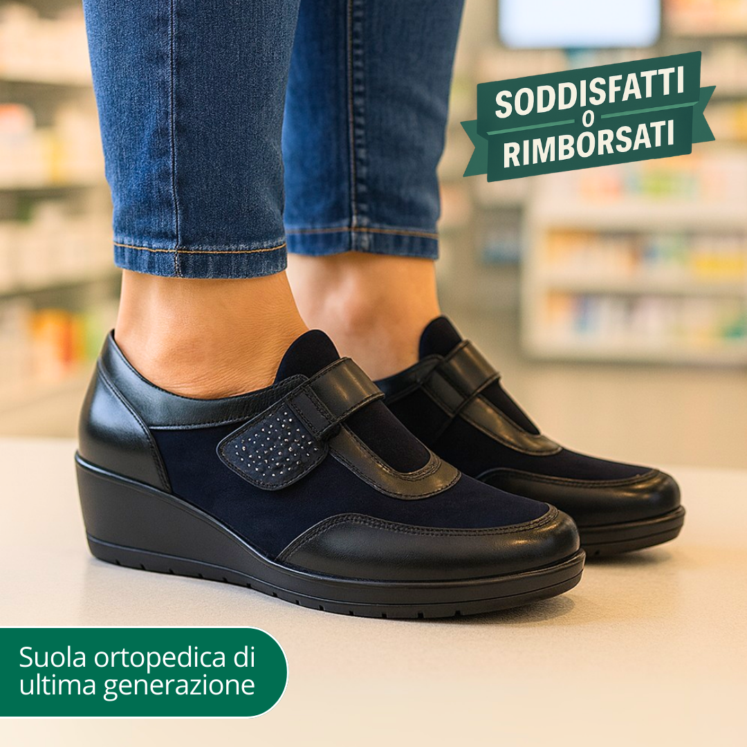 Scarpa ortopedica con trattamento Aloe Comfort