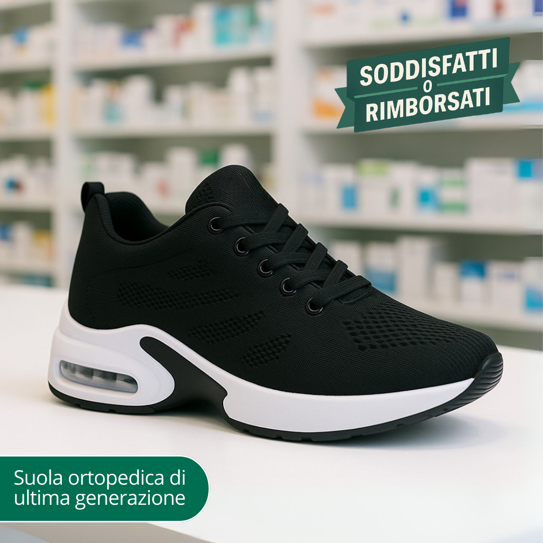 Scarpa ortopedica con plantare SoftCloud memory
