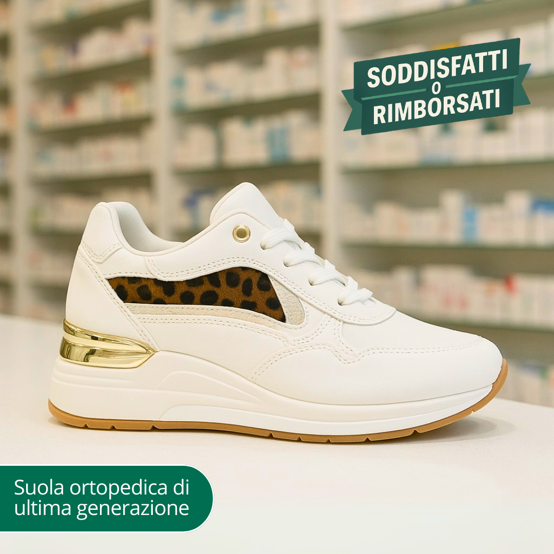 Scarpa ortopedica con soletta antibatterica